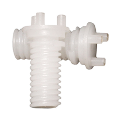 Massager product plastic worm gear molding manufacturing